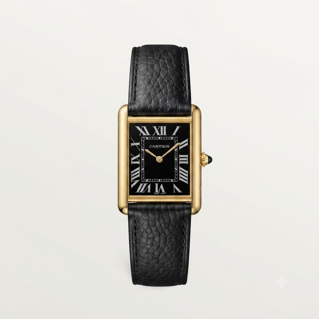 Cartier Black Gold Watch